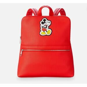 NWT Limited Edition Disney Store Mickey Mouse Holiday Red Backpack